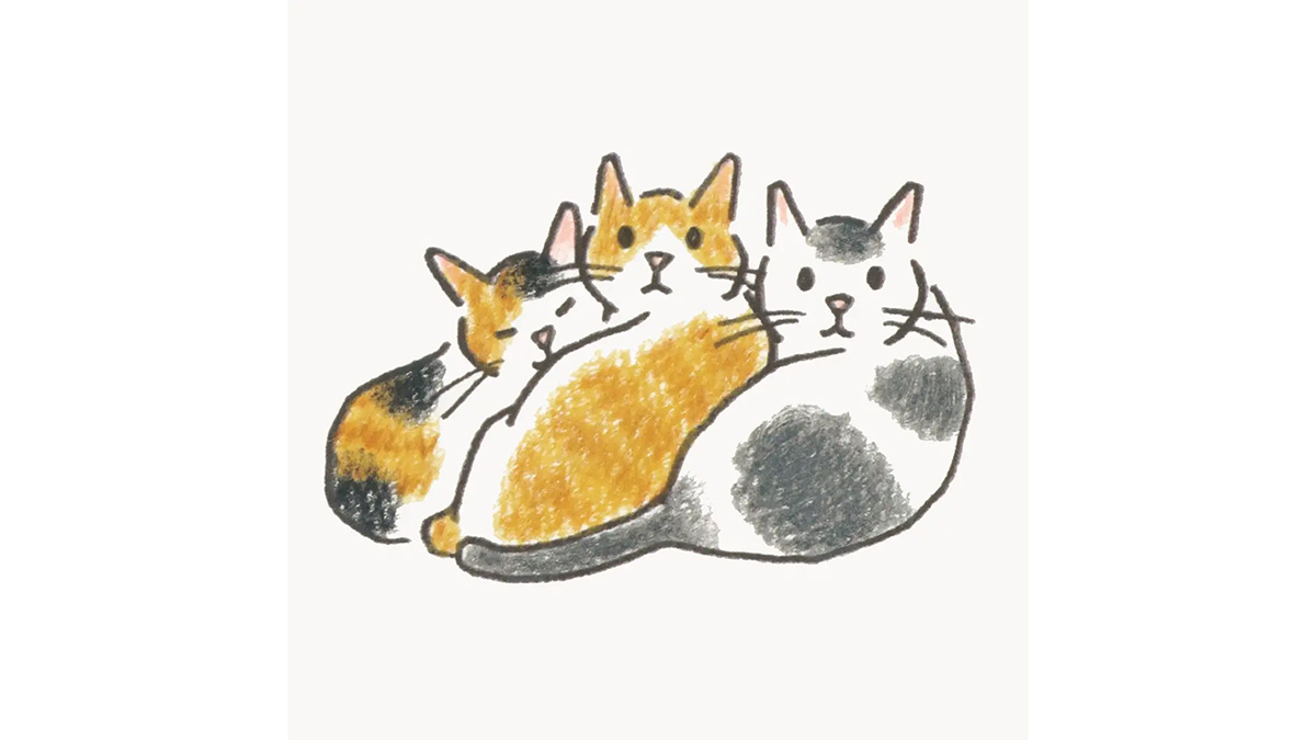 #世界猫の日とびきりかわいい猫の描き方を教える『ねこの描き方れんしゅう帖』が発売決定